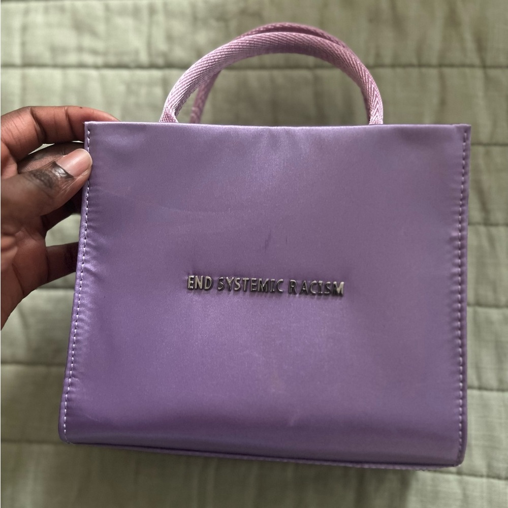 Brandon Blackwood handbag-End systemic racism